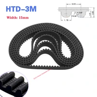 width 15mm 3m black rubber closed loop timing belt perimeter 171mm to 231mm teeth 57 77 for cnc step motor