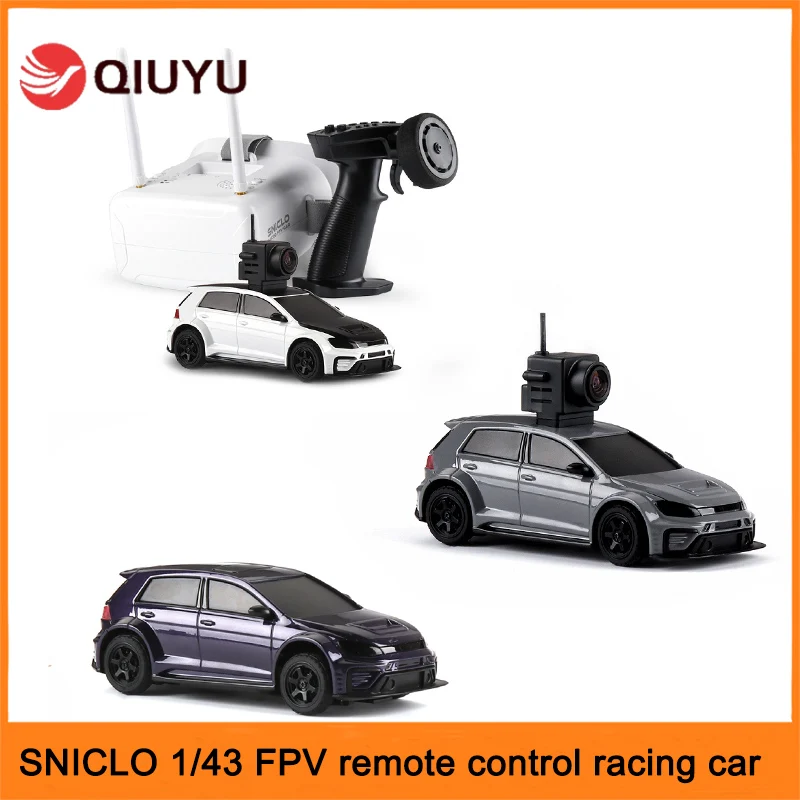 Фото Sniclo 1/43 Immersive Fpv Гоночная игрушка с дистанционным управлением Спортивный автомобиль Sisilok Ca51 Дрифтовый автомобиль с полным приводом №1