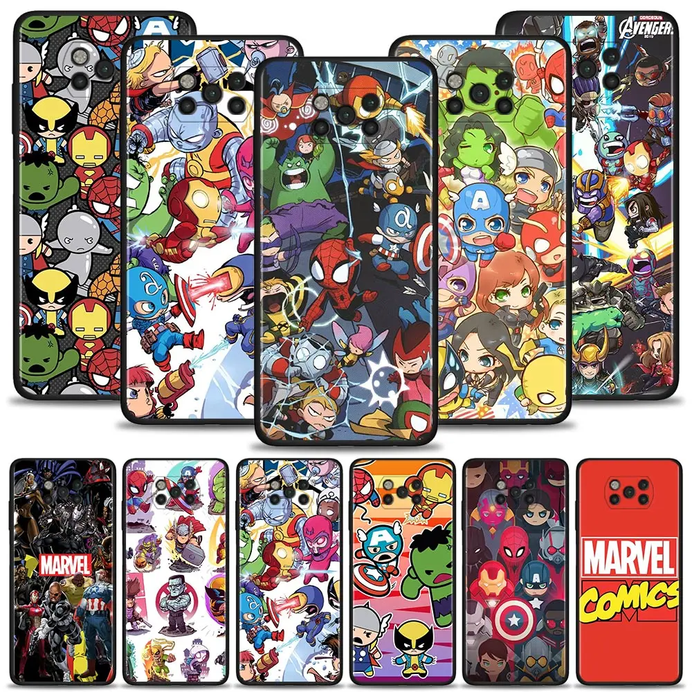 

For Xiaomi Poco X3 Pro X3NFC X3GT M3 M3Pro M4Pro F3 Case for xiaomi 12 Pro 12X 11 Lite 11T 10TPro Cover Marvel Asgard