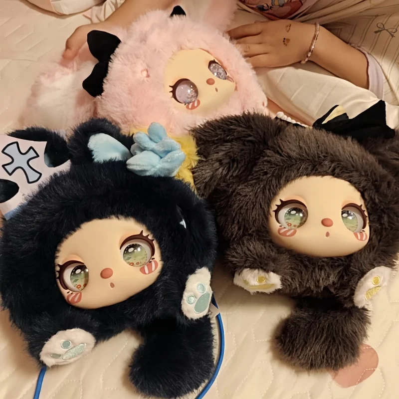 Фото Новая натуральная сумка Liila Cotton Candy Rabbit Series, виниловая плюшевая сумка Kawaii Mystery Box, сумка через плечо, подарки на день рождения для девочек №2