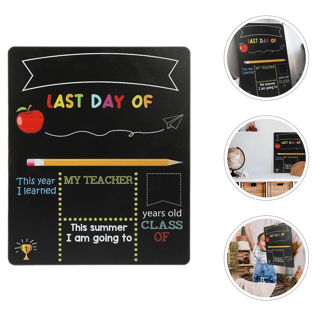 

Kindergarten Ornament Kids Crafts Decor 1st Day Sign Preschool Chalk Board Decorate Small Chalkboard First