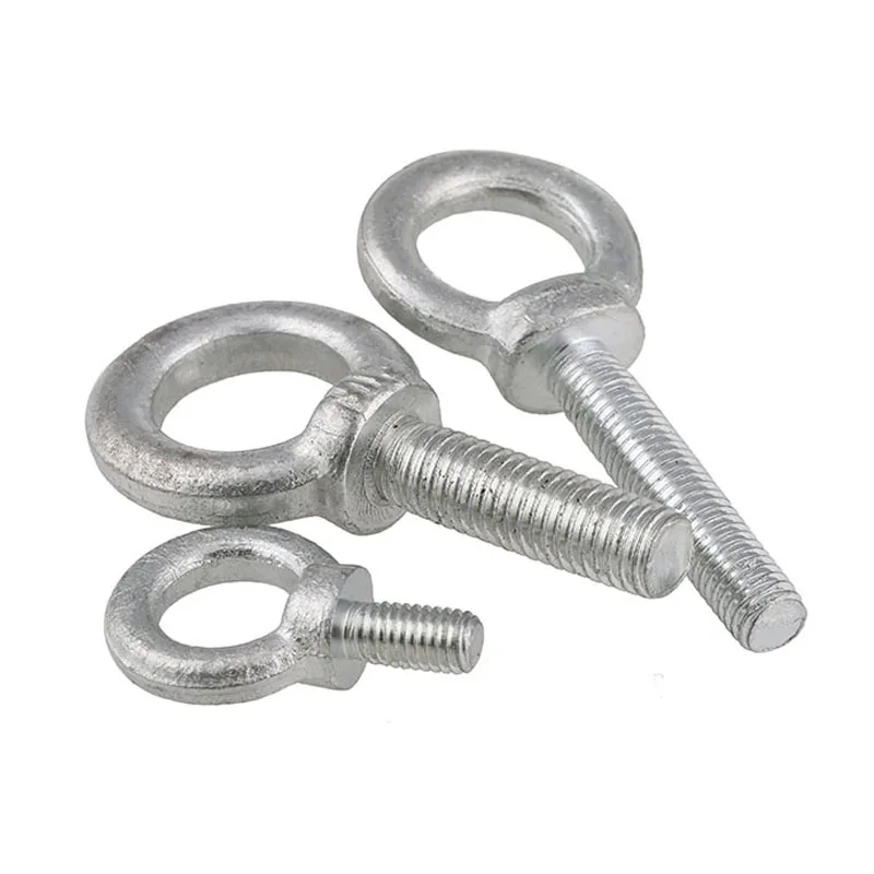 

White Zinc Lifting Eye Screw Bolts Round Ring Hook Bolt Screw Fasterners M6 M8 M10 M12 M14 M16 M18 M20