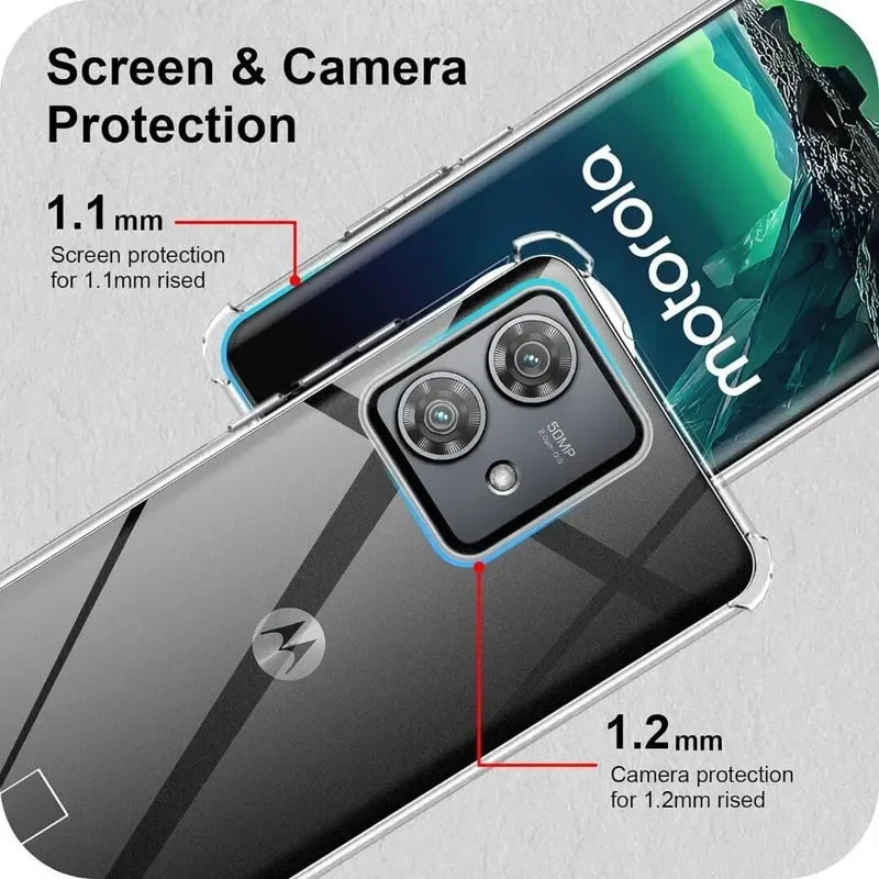 Shockproof airbag TPU case for Motorola G85 G35 Moto G55 E14 G04 s G24 power G84 G34 G54 G14 protective cover fundas Coque Capa