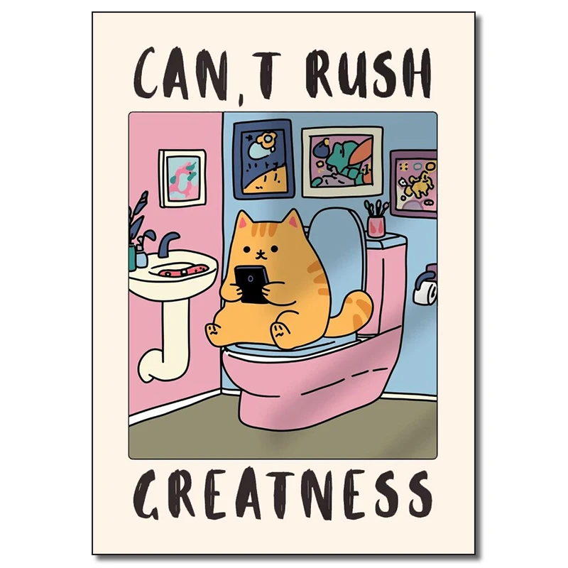 

Печать на холсте с животными, современный стиль, без рамки