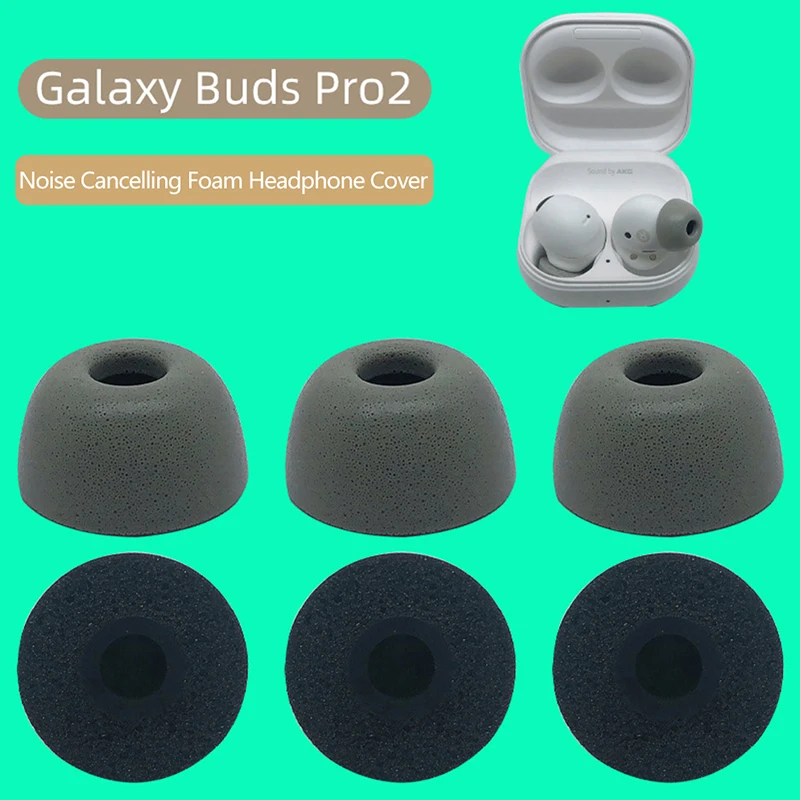 

1Pair Memory Foam Sleeve Earbuds Ear Earphone Earcaps For Samsung Galaxy Buds2 Pro Bluetooth Headset In-Ear Caps Covers Eartips