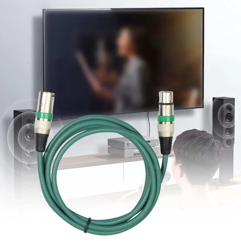 

Аудиокабель-адаптер высокого качества 3Pin XLR штекер-гнездо микрофон AUX шнур 100/180 см аудиокабель