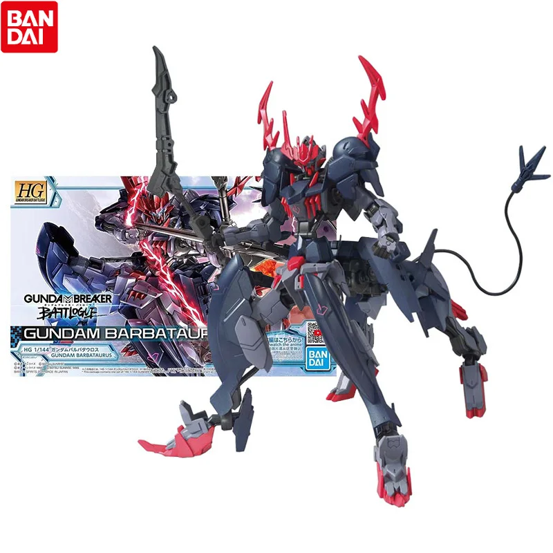 

Bandai Genuine Gundam Model Kit Anime Figure HG 1/144 Gundam Barbataurus Collection Gunpla Anime Action Figure Toys for Children