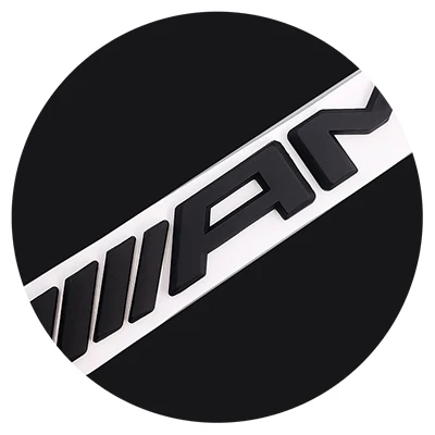 Индивидуальная эмблема AMG 3D наклейка на крышку багажника автомобиля Эмблема Для