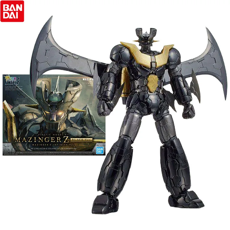

Bandai Mazinger Z Аниме Фигура, театральная Бесконечность Mazinger Z Black Ver. Подлинная модель экшн-Фигурки игрушки для детей