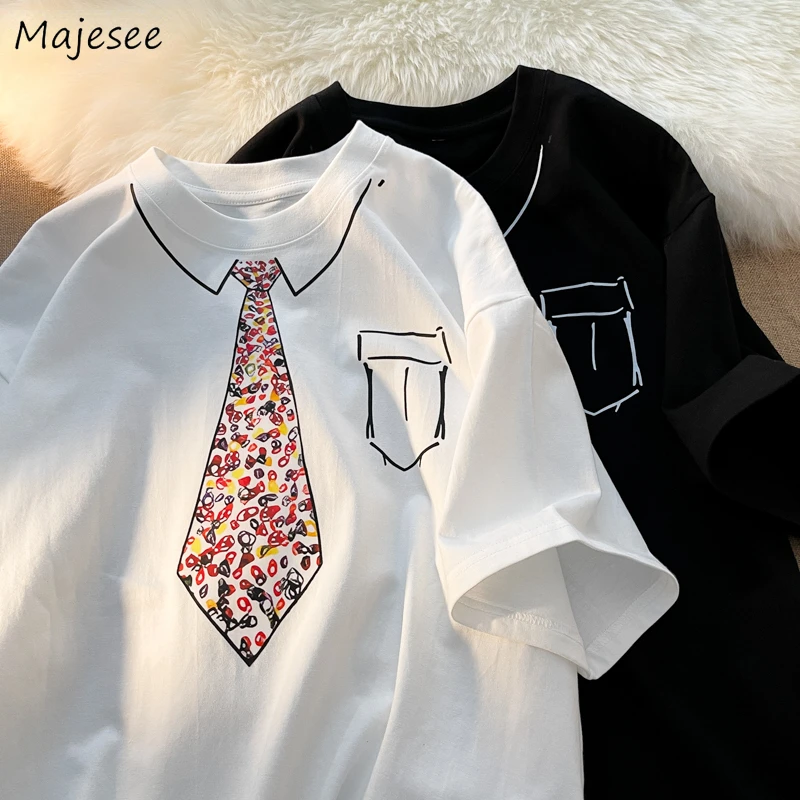 

Men T-shirts Print Summer Gentle Fashion Round Neck Stylish Teenager Dynamic Preppy Popular Streetwear Korean Daily Handsome Ins