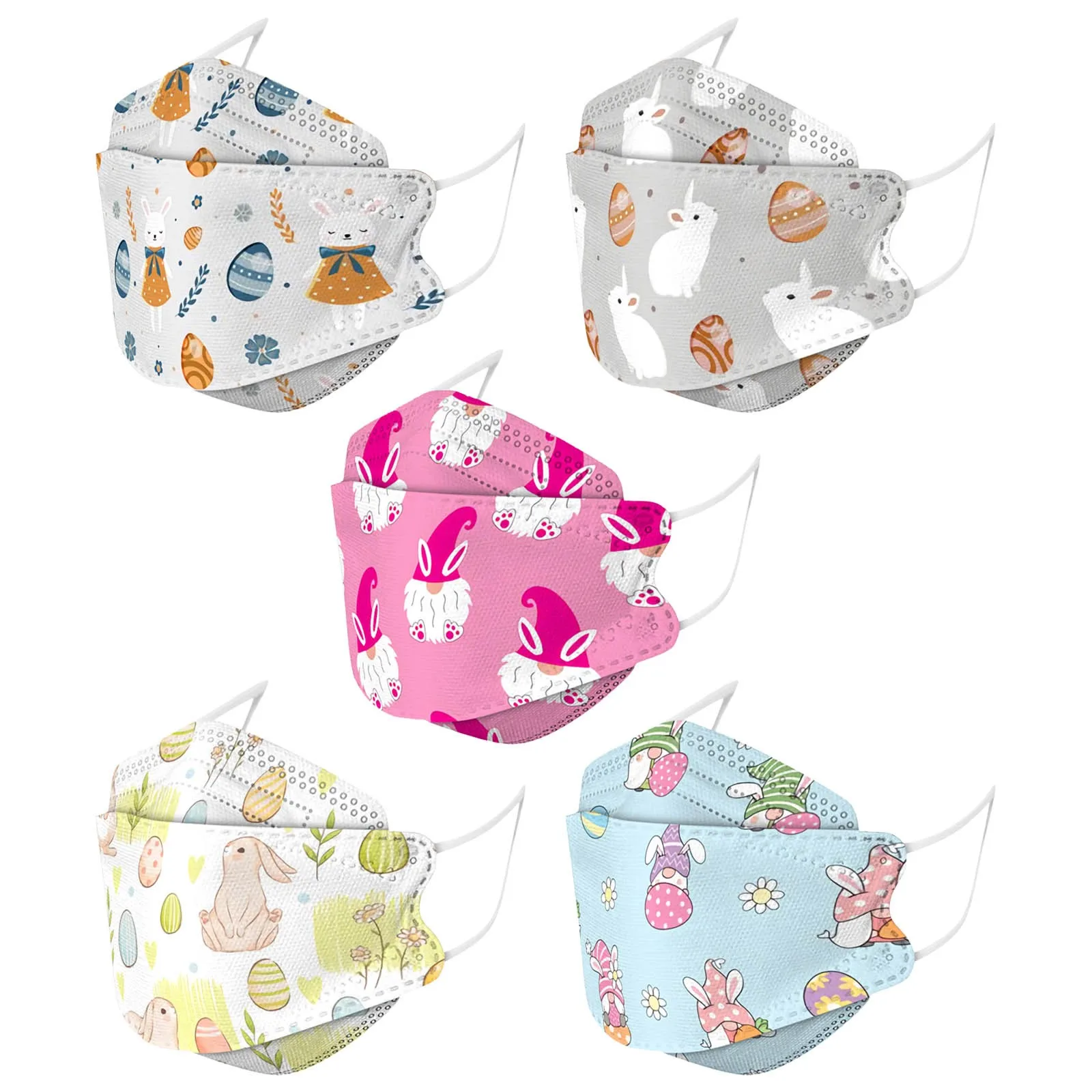 

Маски, 3d маски рыбьего типа для взрослых, 4-слойный фильтр, нетканый уход за кожей, лицевые экраны, дышащая ткань, косплей машерин