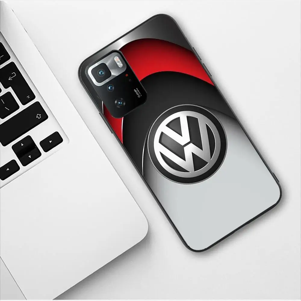 Volkswagen Luxury Car Logo New Phone Case for Redmi 9 9A 7A 10 8A 10A 8 Note 11 10S 7 11S Plus POCO X3 Pro Fashion Phone Covers