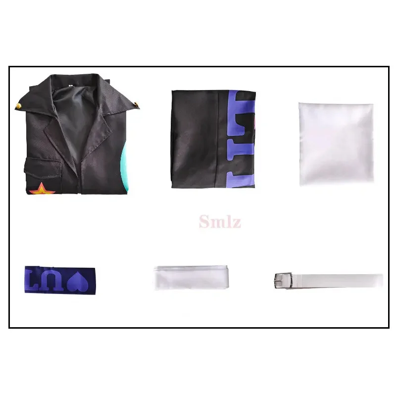 Костюм для косплея по мотивам аниме Bartolomeo Красный тренчкот мужчин ремни на руку