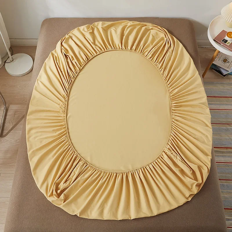 

Натяжная простыня из чистого хлопка, односекционный хлопковый пылезащитный чехол для кровати