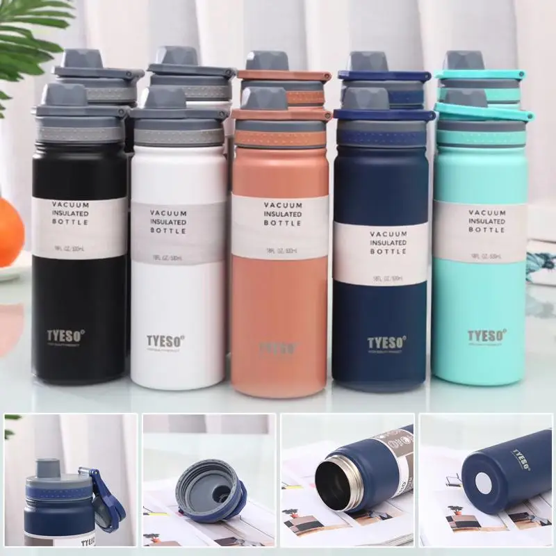 

Student High Quality Insulated Travel Mug Big Capacity Thermos Flask Large Capacity Portable Water Cup 530ml/750ml Outdoor