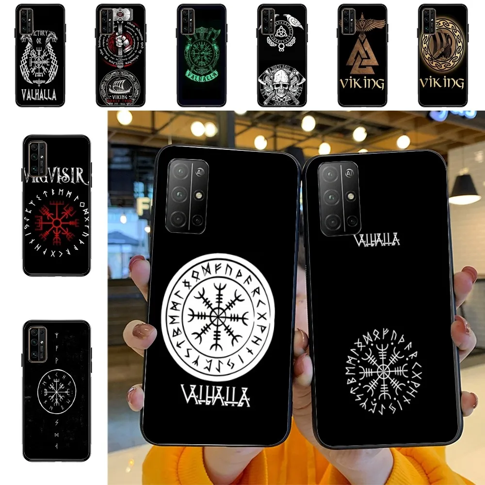 V-Viking V-Vegvisir Logo Phone Case For Huawei Honor 10 lite 9 20 7A 9X 30 50 60 70 pro plus Soft Silicone Cover