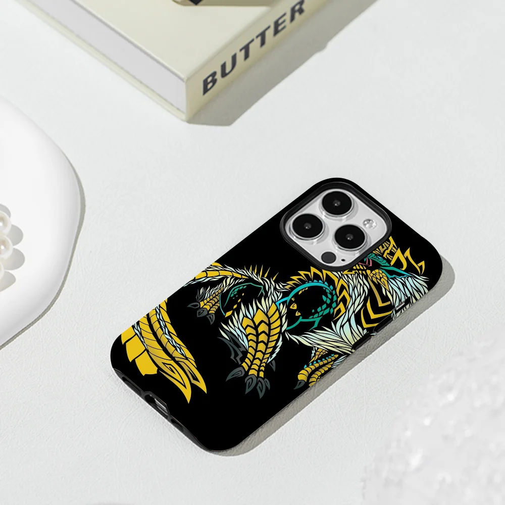 Monster Hunter — чехол для телефона Zinogre пленочный iPhone 16 15 14 13 12 11 Pro Max Plus