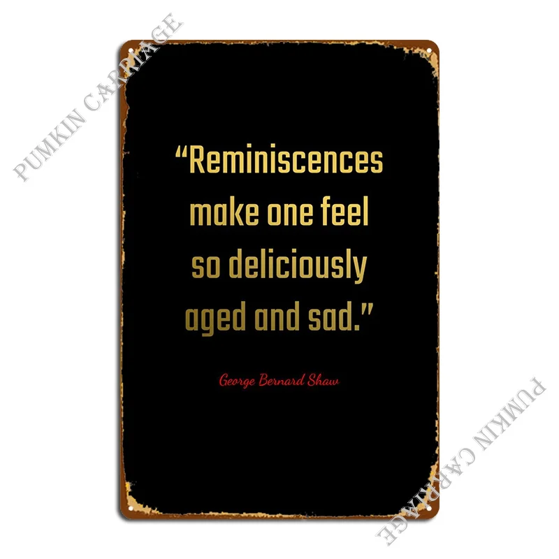 

Металлический знак Джордж Бернар шоу