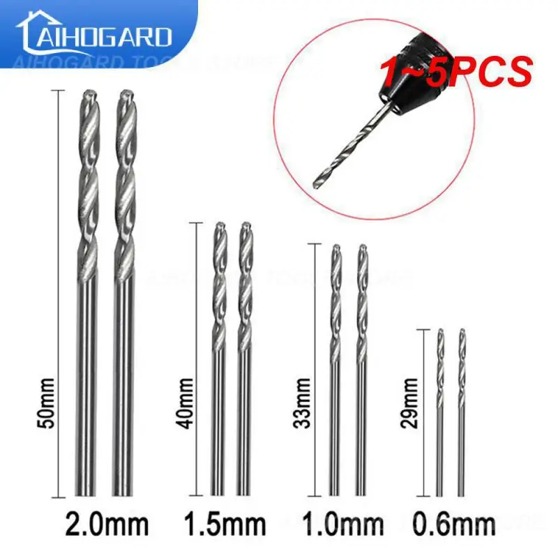 

1~5PCS Titanium Coated Drill Bits HSS High Speed Steel Drill Bits Set Tool Multi Function Metal Drills Power Tools