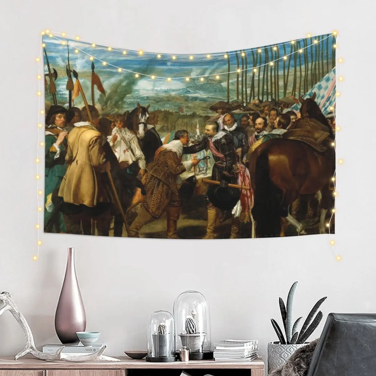The Surrender of Breda (The Lances) от Diego Velazquez (1634-35) Гобелен Обои Настенный деко