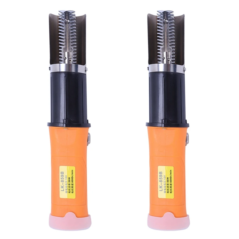 

2X Useful Electric Fish Scaler Fishing Scalers Clean Fish Remover Cleaner Descaler Waterproof Scraper Eu Plug