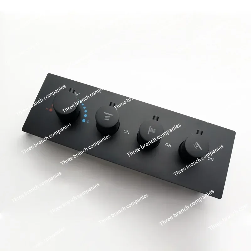 Полностью медный скрытый 3-функциональный смесительный клапан переключатель