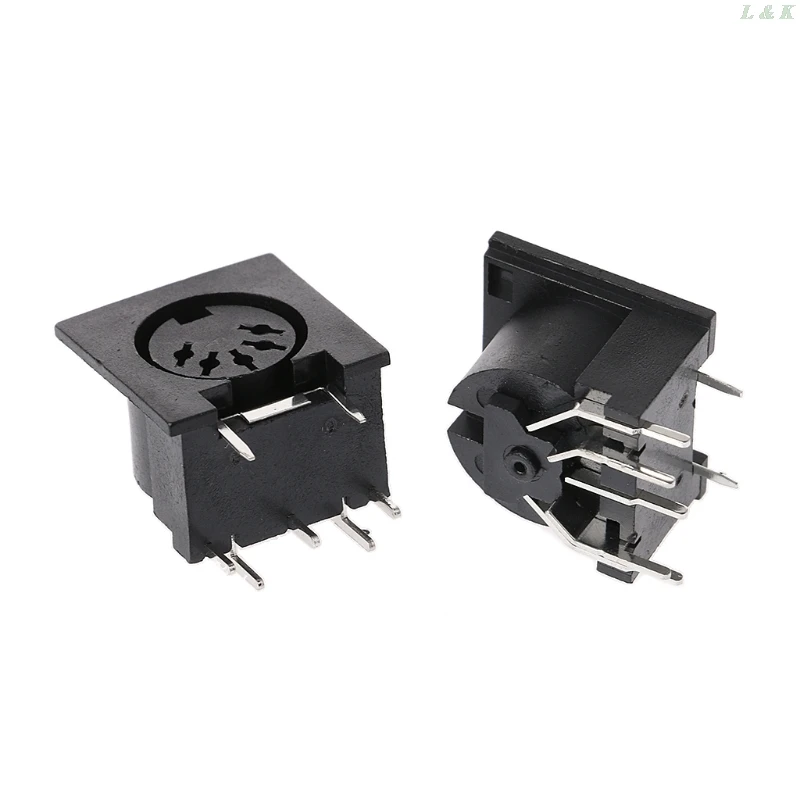 10 Pcs/Set PCB Panel Mount Female Connector DIN5 DIN 5-Pin Jack DS-5-01 MIDI |