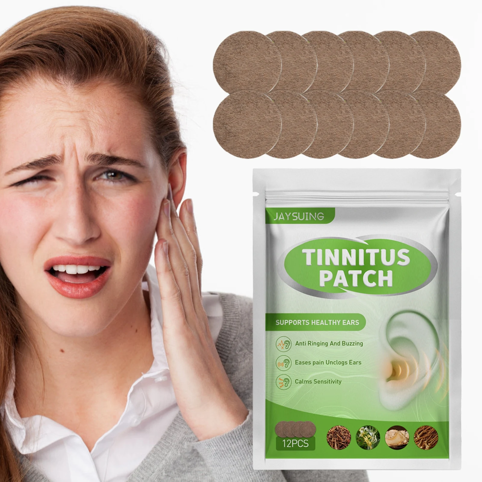 

12 шт., пластырь для снятия ушей в ушах