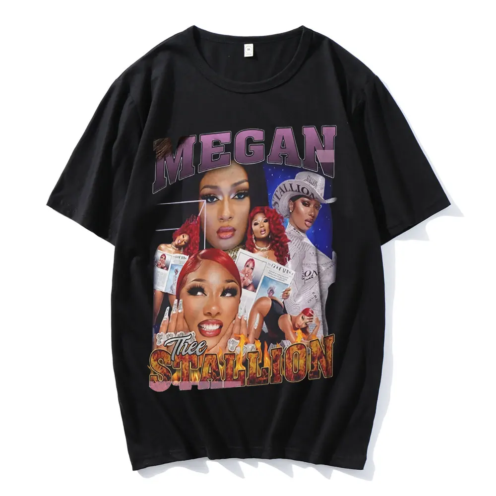 

Футболка унисекс оверсайз с коротким рукавом, с принтом певицы, Меган Тори