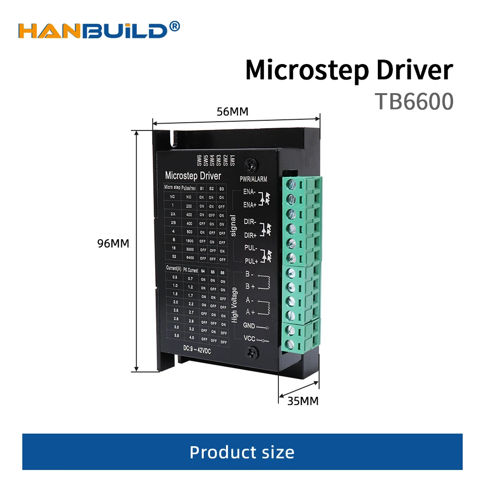 Драйвер S109AFTG для шагового двигателя NEMA23 улучшенный двухфазный контроллер