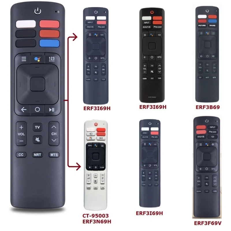 

ERF3A69 Remote Control Replacement for Hisense ERF3A69S ERF3I69H Dropship