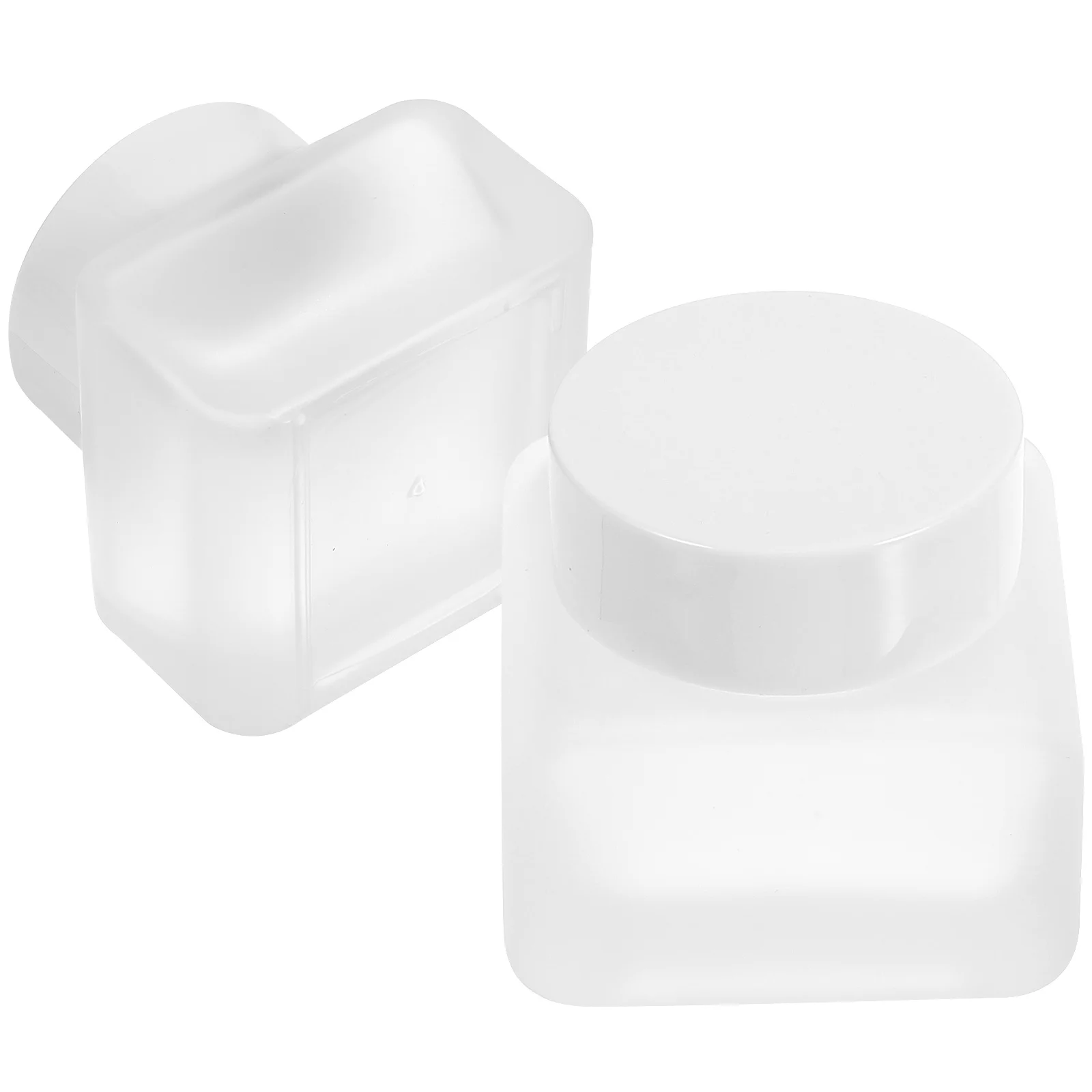 

Jars Empty Cream Lids Lotion Bottles Travel Containers Makeup Round Mini Face Jar Sample Vials Refillable Frosted Clear Bottle