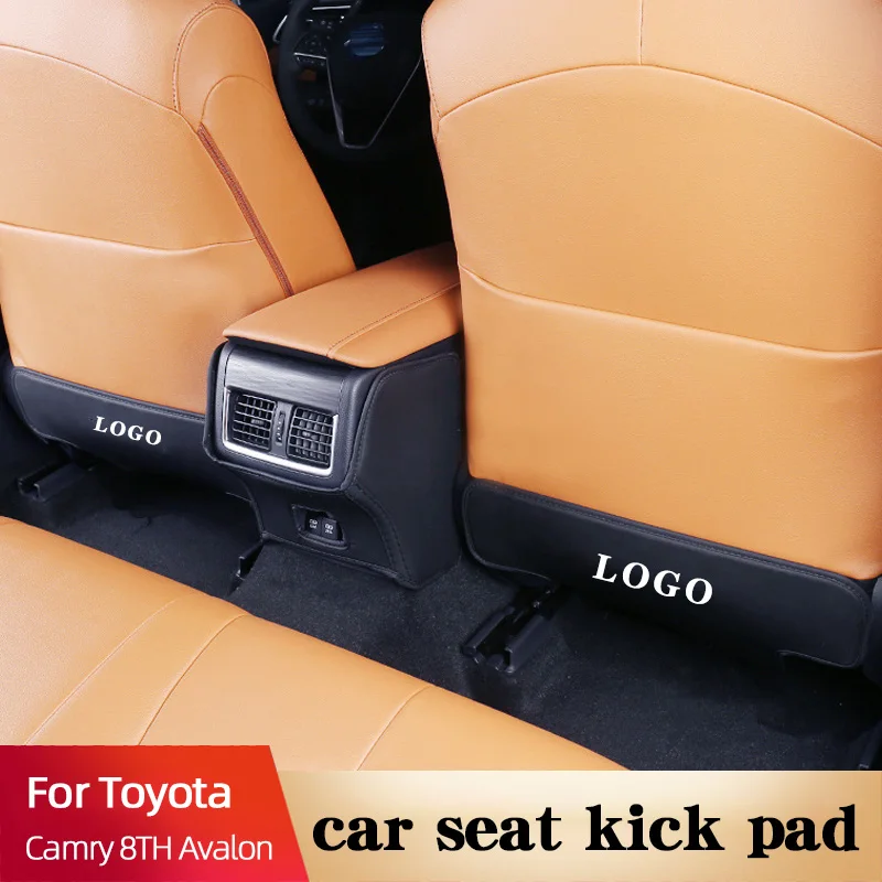

Car Seat Kick Pad For Toyota Camry 8TH 2018-2022 Anti-Child-Kick Waterproof Anti Mud Dirt Interior Decorative Accessories