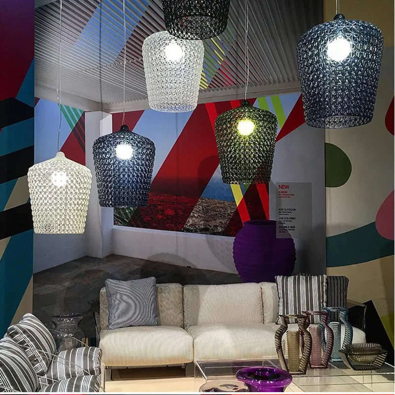 Скандинавские акриловые подвесные светильники нового дизайна для гостиной