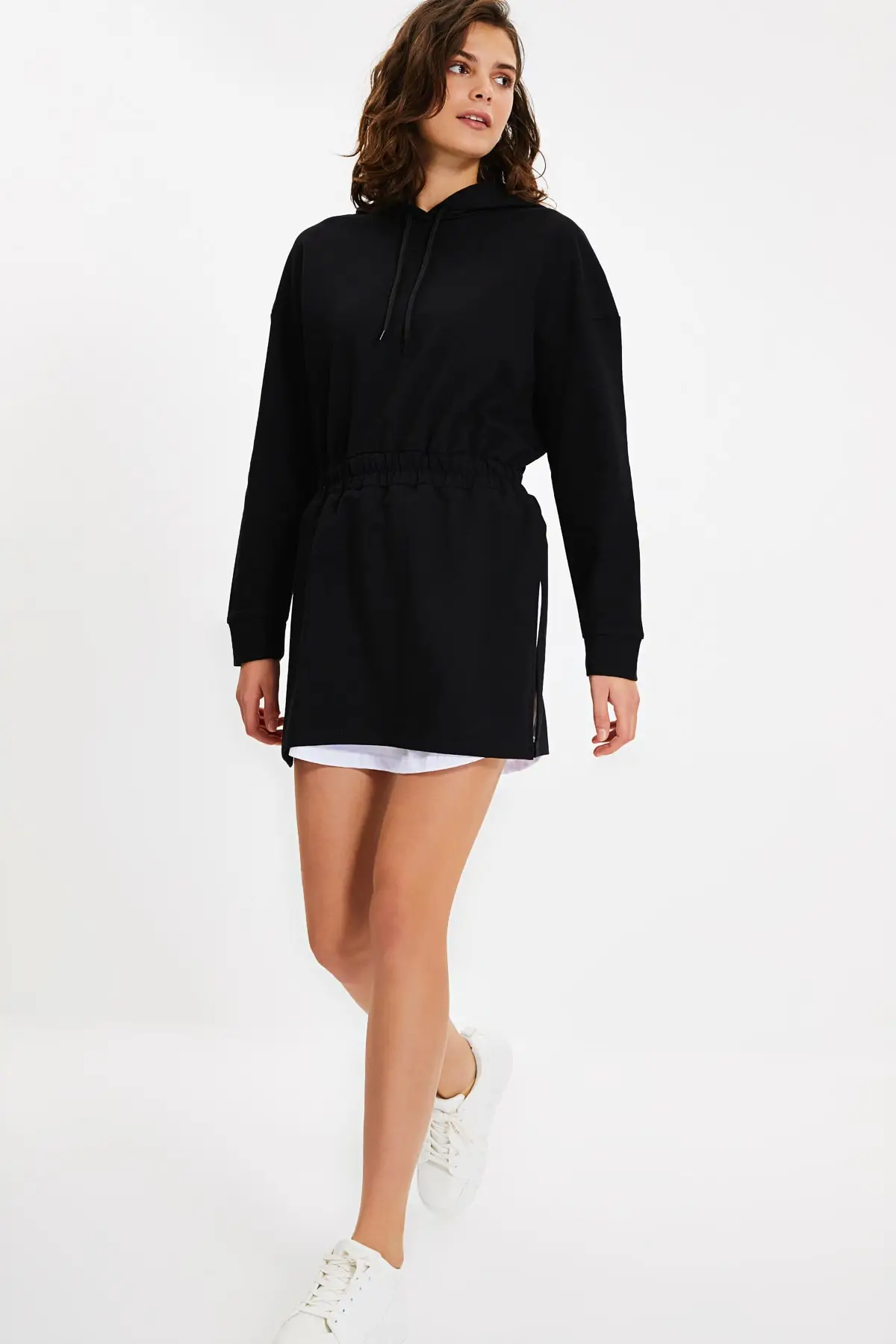 

Trendyol Kapuşonlu Slash Detaylı Knit Dress TWOAW22EL1724