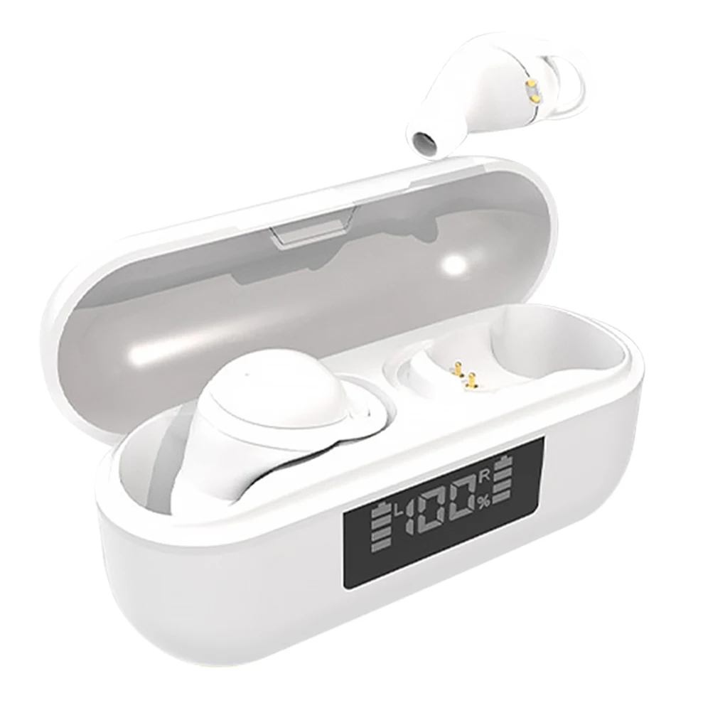 

Mini Earbuds Bluetooth-compatible Phone Earphones Portable Travel Noise Cancelling Hands-free Calling Headset with Mic