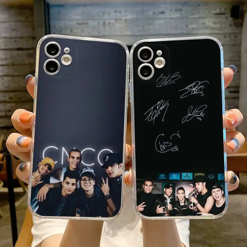 

Hot band CNCO Phone Case Transparent For iphone 13 12 11 14 Pro Max Mini X XR XS 7 8 plus 13 14 max phone Covers