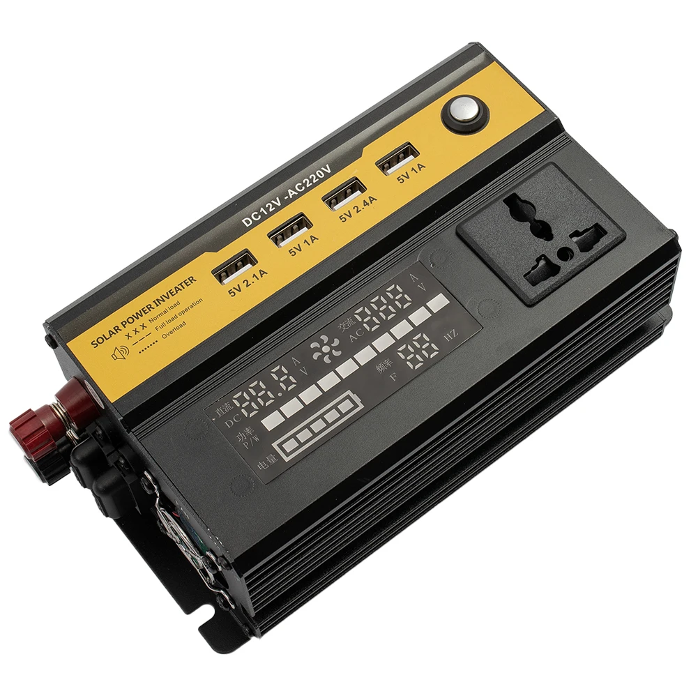 

5000W Sine Wave Inverter High Power Car Inverter Solar Inverter 12V/24V-220V Car Accessories Transformer Convert