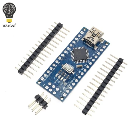 Продвижение Funduino Nano 3.0 Atmega328 Контроллер Совместимая плата для Arduino Модуль PCB Макетная плата без USB
