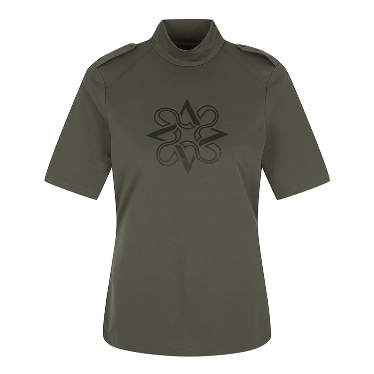 ST ANDREWS 2024 новая женская одежда для гольфа полуводолазка с принтом универсальная