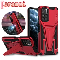 shockproof protective cover for xiaomi redmi note 9 9pro 9t 10pro 10s kickstand phone case for xiaomi redmi note 10t 11proplus