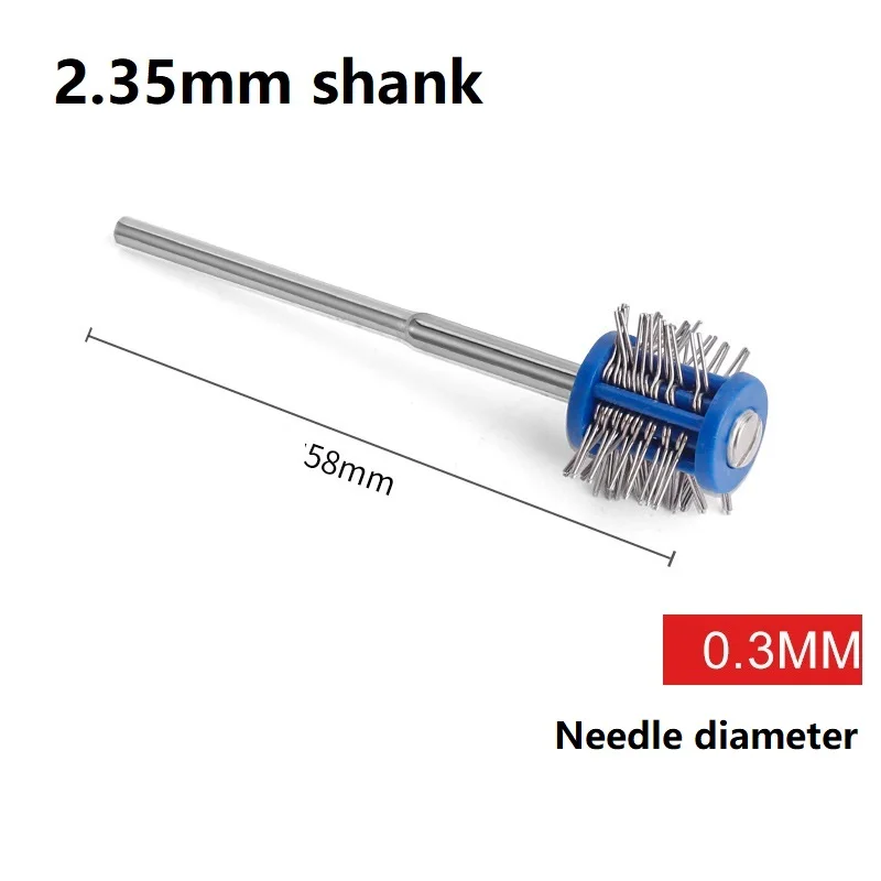 

Abrasive Needle Grit Matt Texturning Brush Gold Silver Jewelry Surface Frosted Treatment 2.35mm Shank For Polishing Machine