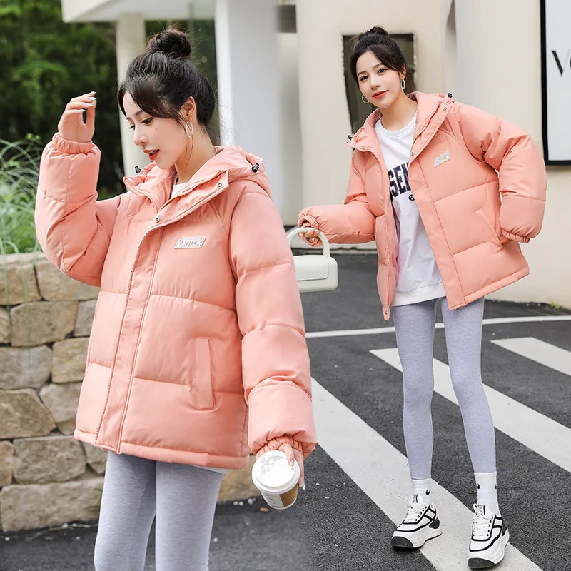 Fashion Winter Women Jacket Parkas Coat 2022 New Sports Style Thick Warm Padded Coat Female Winter Outwear Loose Jacket Parkas