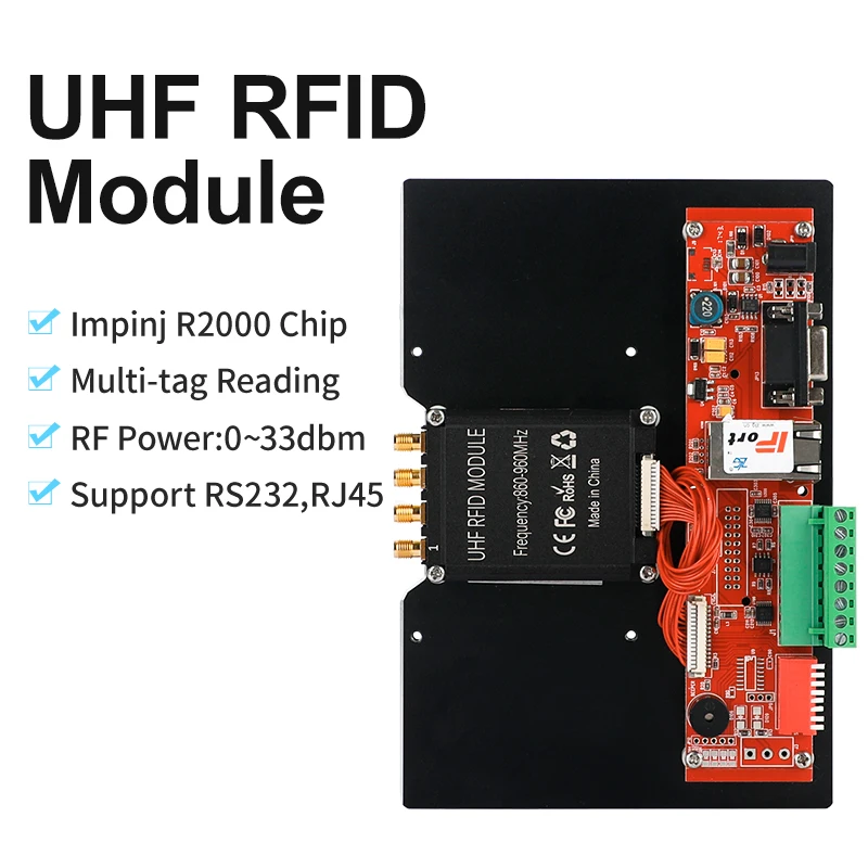 Enlarge Access Control Card Long Range  Chip Module RFID Reader  UHF RFID R2000