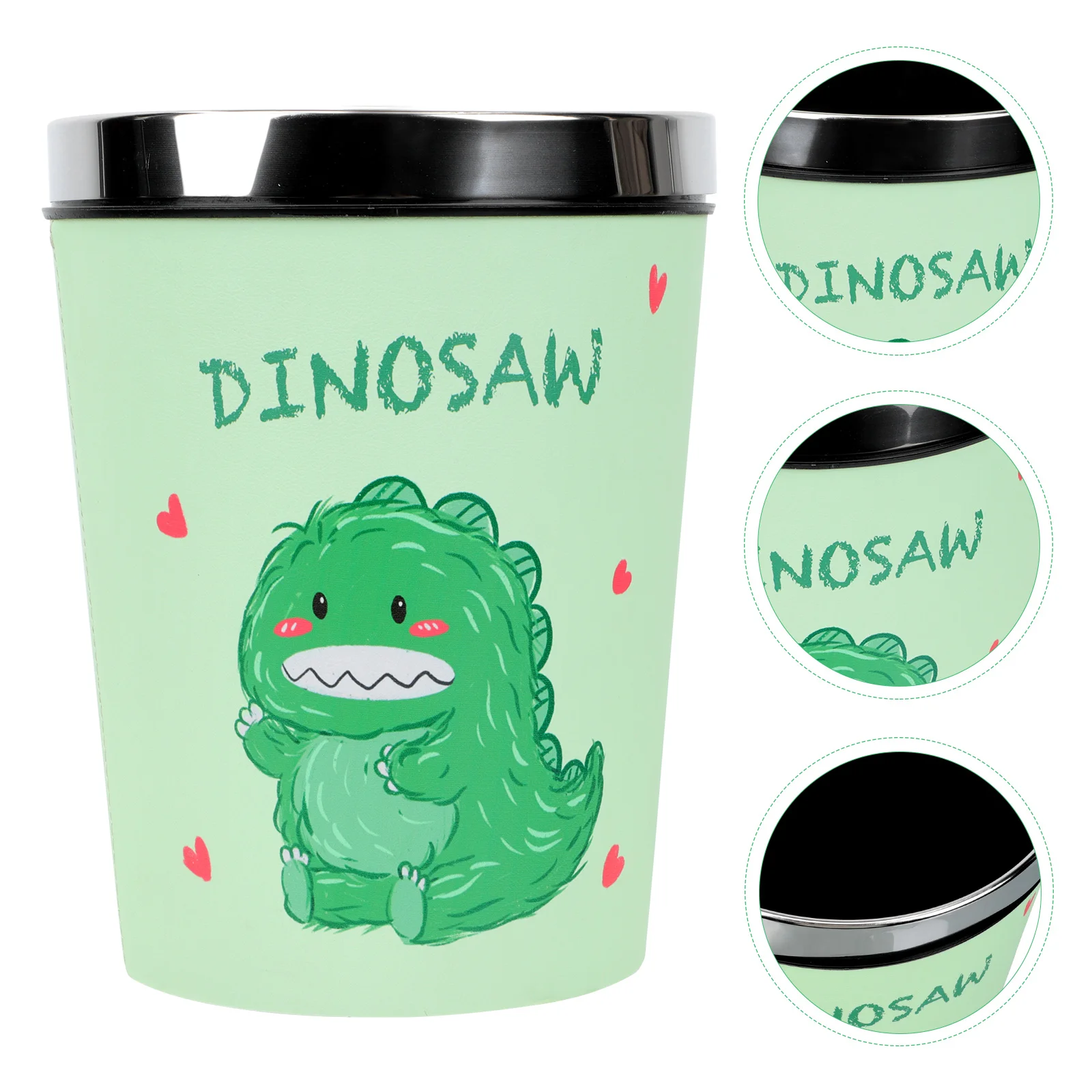 

Lovely Trash Can Cartoon Garbage Can Garbage Holder Plastic Waste Container Waste Bin for Storage