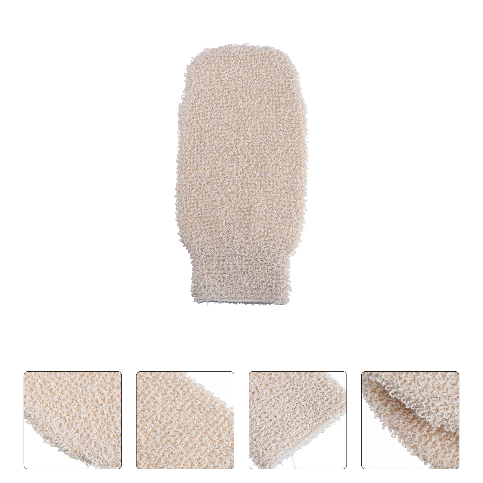 

1pc Bath Glove Flax Exfoliating Body Scrubber Glove Body Glove for Men Adults