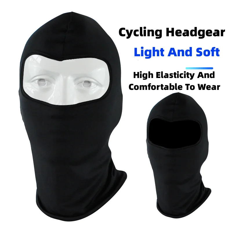 

Motorcycle Helmet Liner Face Mask Breathable Sweat-absorbing Ultra-thin Sunscreen Quick Drying Men Headgear Head Cover Motocross