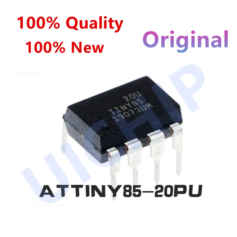 (1 шт.) 100% Новинка Φ ATTINY85 ATTINY85-20 DIP8 DIP-8 оригинальный MCU IC