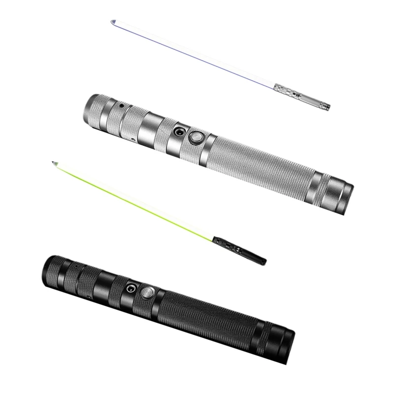 

2-in-1 LED Lightsaber Toy with Motion Sensitive Sound Halloween Costume Supplies