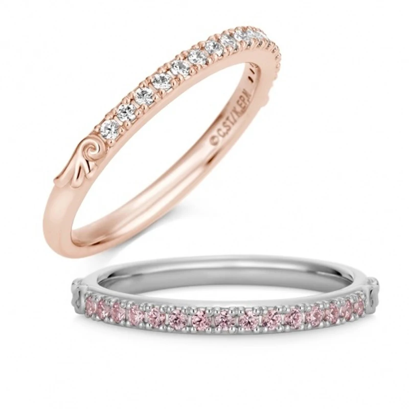 

925 Sterling Silver Anime Jewelry Cardcaptor Sakura Rings For Women Men Engagement Rings Couple Lovers Wedding Aniversary Gifts